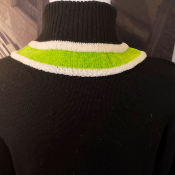 BOGNER Wool Ski Sweater Size Large Navy - Picture 6 of 11